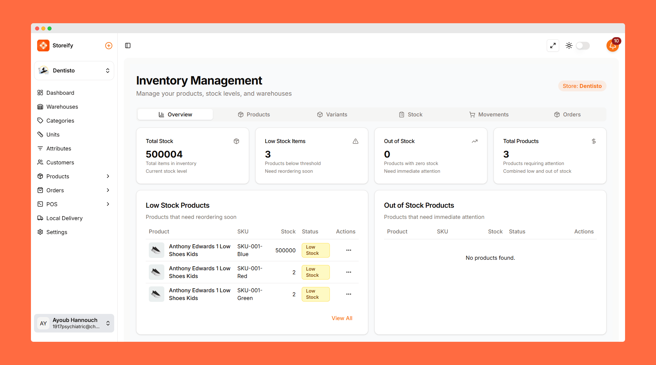 Storeify screenshot 1